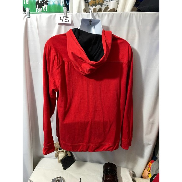 Calgary Flames Hoodie Mens M Black Red Hoodie NHL Hockey Reebok - Picture 4 of 14